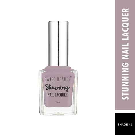 Buy Swiss Beauty Stunning Nail Lacquer 49 Fashion Prague (10 ml) - Purplle