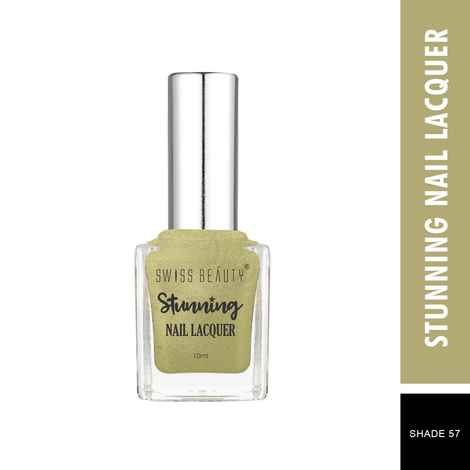 Buy Swiss Beauty Stunning Nail Lacquer 57 Lovely Olive (10 ml) - Purplle