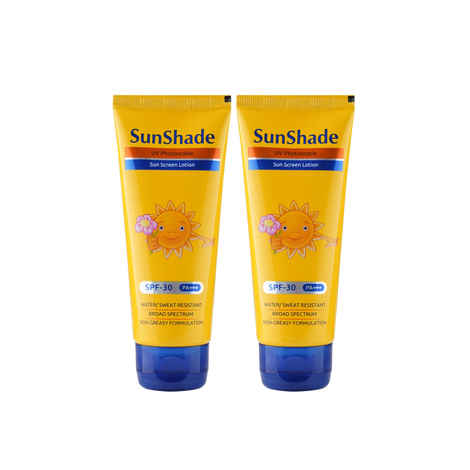 Leeford Sunshade Sunscreen Lotion (50 ml) with SPF-30 PA+++ Non-Oil and Non-Sticky For All Skin Type - Pack of 2