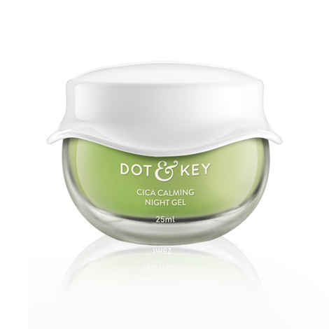 Buy Dot & Key Cica Niacinamide Night Gel with Tea Tree Oil, Fights Dark Spots & Acne for All Skin (25 ml) - Purplle