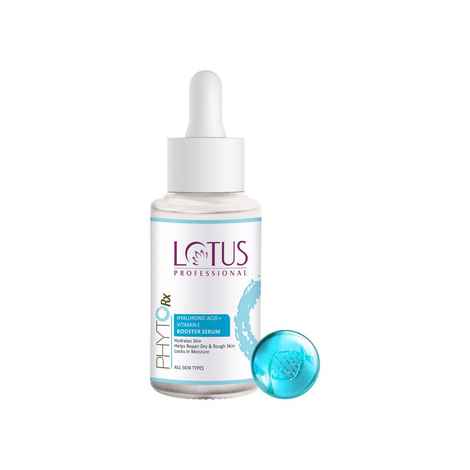 Buy Lotus Professional PhytoRx Hyaluronic Acid + Vitamin E Booster Serum | Hydrates Skin | Locks in Moisture | For All Skin Types | 30ml - Purplle