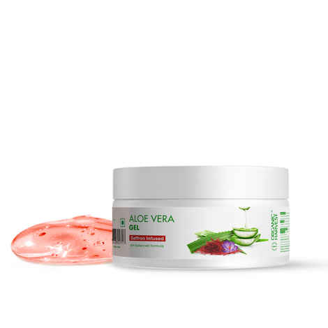 Buy Organic Harvest Aloe Vera Gel: Saffron-Infused | Aloe Vera Gel for Moisturized & Glowing Skin | Organic Gel for Dry Skin | For Women & Men | 100% American Certified Organic | 200mgm - Purplle
