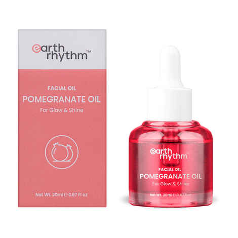Buy Earth Rhythm Pomegranate Facial Oil | Boosts Collagen Production, Enchances Skin Elasticity, Promotes Even Tone Skin | for All Skin Types | Women - 20 ML - Purplle