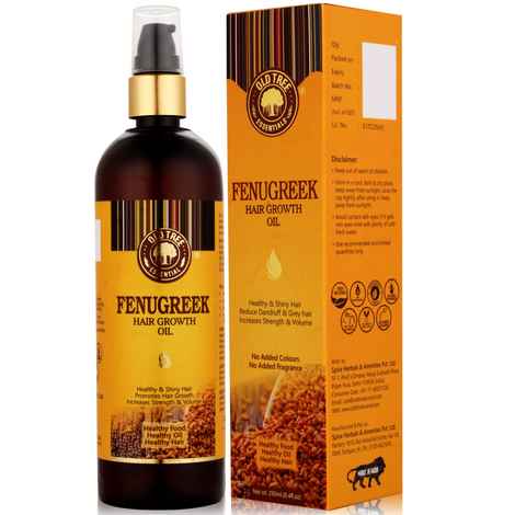 Buy Old Tree Fenugreek (Methi) Hair Oil for Hair Growth and Hair Fall Control, 250ml. - Purplle