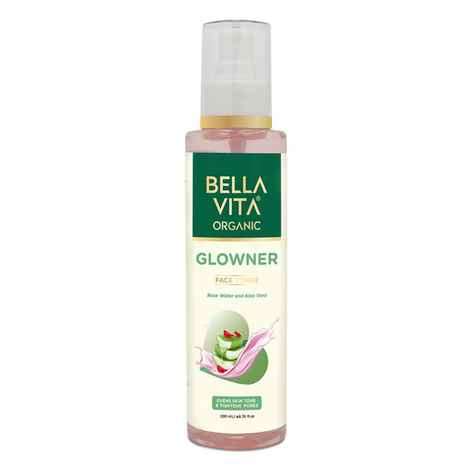 Buy Bella Vita Organic Glowner Rose Water Face Mist & Toner  - Alcohol & Free (100 ml) - Purplle