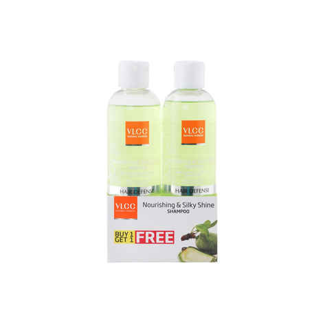 Buy VLCC Nourishing & Silky Shine Shampoo (350 ml) (Buy 1 Get 1 Free) - Purplle