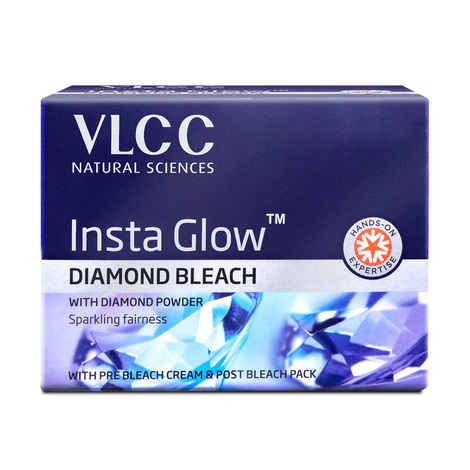 Buy VLCC Insta Glow Diamond Bleach (30 gm) - Purplle
