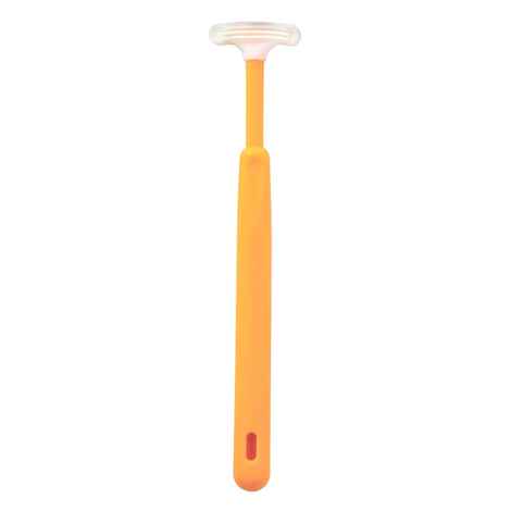 Buy Mee Mee Tender Tongue Cleaner Brush (Single Pack, Orange) - Purplle