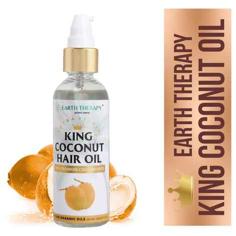 Buy EARTH THERAPY King Coconut Oil All Purpose Hair and Skin Care For Men & Women,100ML - Purplle