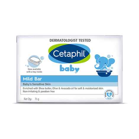 Buy Cetaphil Baby Mild Bar (75 g) - Purplle