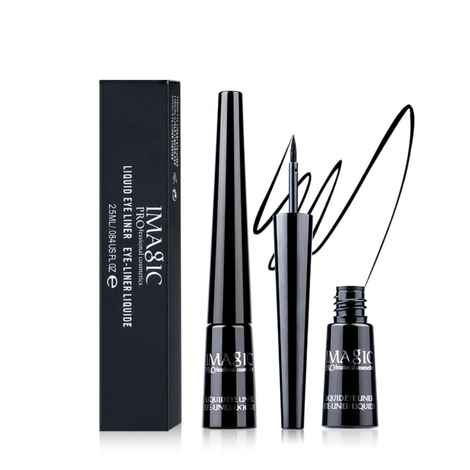 Buy IMAGIC PROfessional cosmetics LIQUID EYELINER EY305 - Boot black - Purplle