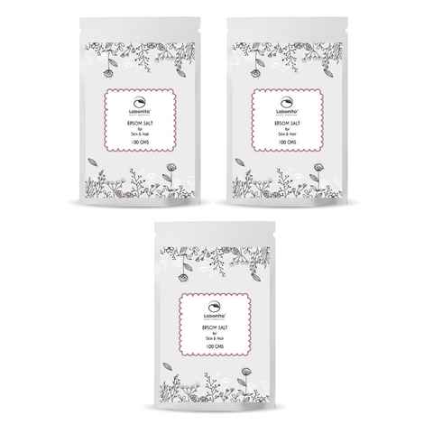 Buy Pack of 3 Labonita Epsom Salt-100 GMS each - Purplle
