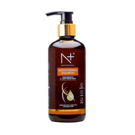 Buy N Plus Professional Smoothening Shampoo, For Smooth & Anti Frizz Hair, Enriched with Argan Oil - Purplle