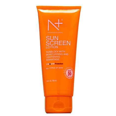 Buy N Plus Professional Sun Screen Lotion, SPF 50 - Purplle