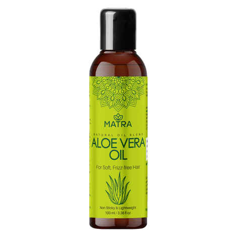 Buy Matra Aloe Vera Oil Hair Oil for Strong, Soft Hair | Aloe Vera Oil for Hair Growth | Non-Sticky Hair Oil with Coconut Oil, Castor Oil, Argan Oil & Olive Oil | Aloe Vera Oil for Men & Women - Purplle