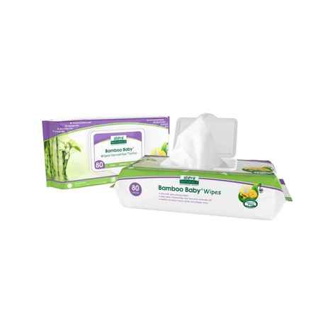 Aleva Naturals Bamboo Baby Wipes, 80 Counts