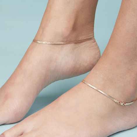 Buy Zavya 925 Sterling Silver Anklets - Pair| With Certificate of Authenticity and 925 Hallmark - Purplle