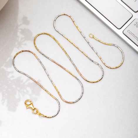 Zavya 925 Sterling Silver Chain Rose Gold-Plated | With Certificate of Authenticity and 925 Hallmark