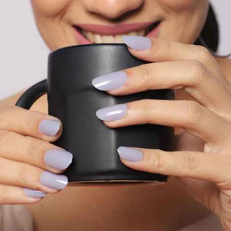 Buy Lick 24 Pcs Oval Shape False/Fake Stick on Nails Extension Reusable Acrylic Nails - Purplle