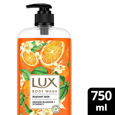 Buy Lux Radiant Skin Orange Blossom & Vitamin C, 750ml - Purplle