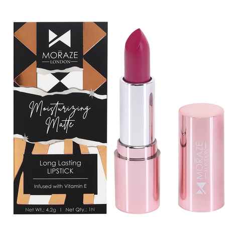 Buy Moraze Moisturizing Matte Lipstick, I Mean Business - Purplle
