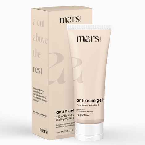 Buy mars by GHC Anti Acne Gel With Niacinamide & Salicylic Acid That Fights Active Acne & Reduces Acne Scars | Chemical Free - Purplle