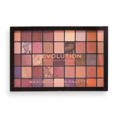 Buy Makeup Revolution Maxi Reloaded Infinite Bronze Eyeshadow Palette 60.75 GM - Purplle