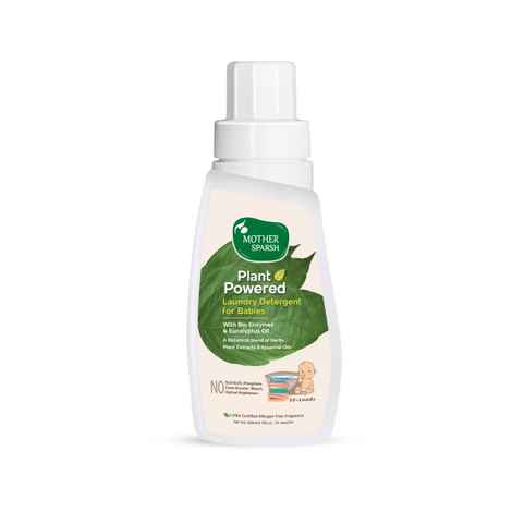 Buy Mother Sparsh Plant Powered Baby Liquid Laundry Detergent-200ml - Purplle