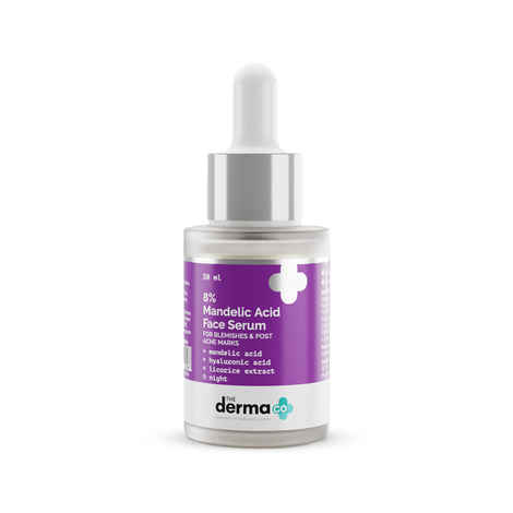 Buy The Derma co. 8% Mandelic Acid Face Serum Hyaluronic Acid for Post Acne Marks (30 ml) - Purplle