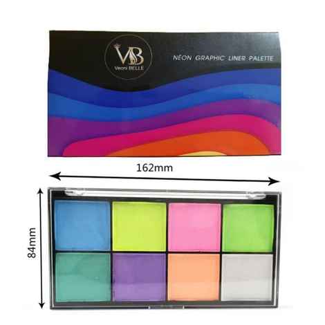 Buy Veoni Belle Water Activated Eyeliner Color Palatte - 1 Pastel - Purplle