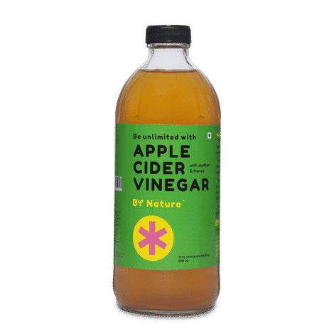 Buy By Nature Apple Cider Vinegar with Mother & Honey, 500 ml - Purplle