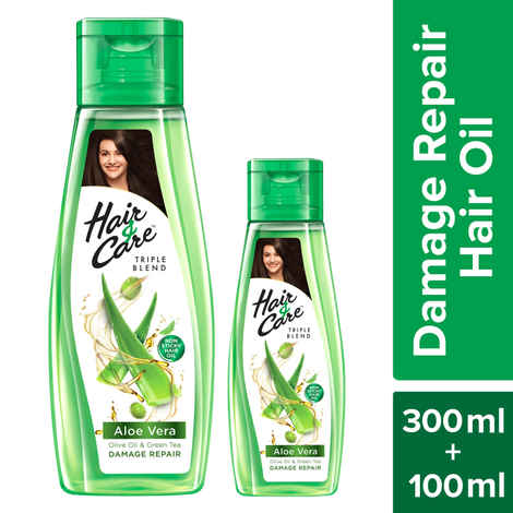 Buy Hair & Care Fruit Oils Green (300 ml) With (100 ml) FREE - Purplle