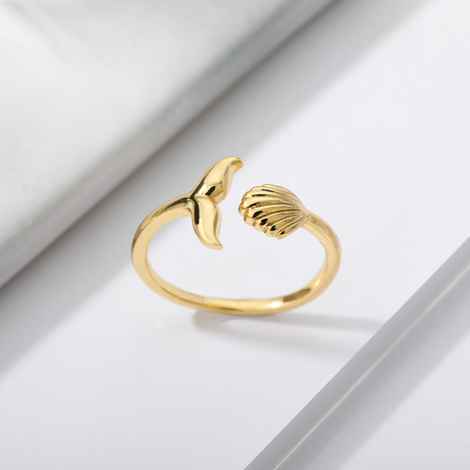 Buy Mermaid Ring - Gold - Purplle