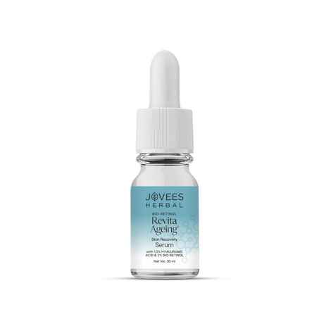 Buy Jovees Herbal Bio-Retinol Revita Ageing Face Serum | For Anti-Ageing | Made with Eco Certified Bio-Retinol, Hyaluronic Acid | Reduces Fine Lines & Wrinkles | For All skin Types | 30 ml - Purplle