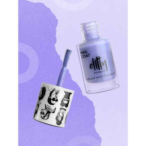 Buy Elitty Mad Over Nails- Nail Paint, Glossy - Meta Verse (Purple), Makeup for Teenagers -6 ml - Purplle