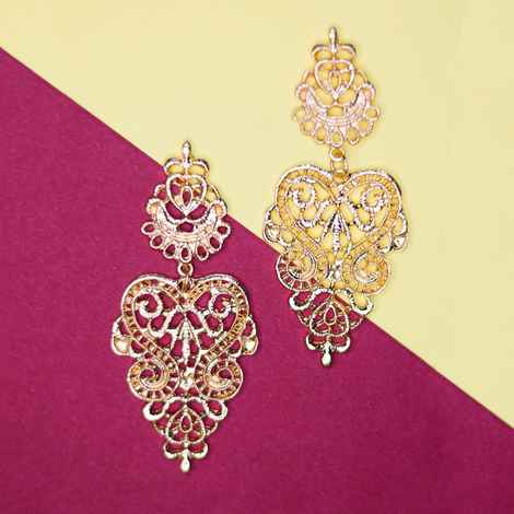 Buy Ishhaara Filigree Chandelier earring - Purplle
