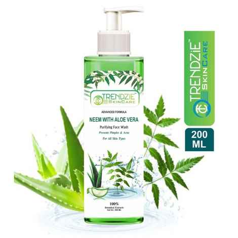 Buy TRENDZIE SKIN CARE Neem With Aloe Vera Purifying Face Wash (200 ml) - Purplle