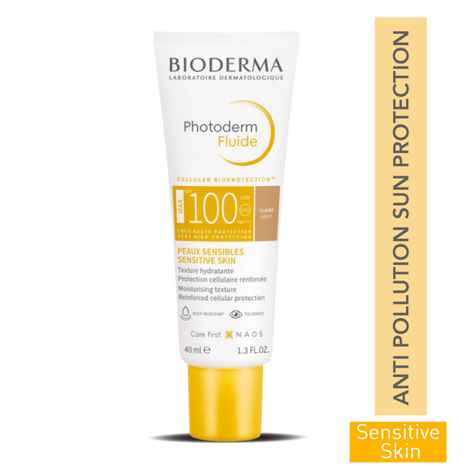 Buy Bioderma Photoderm Aquafluide Sunscreen SPF 100+ Claire - UVA Protection (40 ml) - Purplle