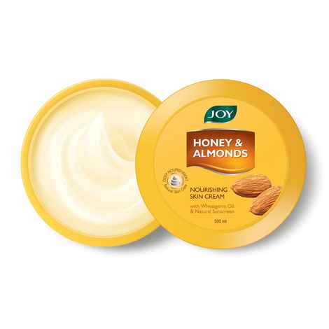 Buy Joy Honey & Almonds Nourishing Skin Cream, For Normal to Dry Skin 500 ml - Purplle