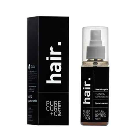 Buy PURECURE+CO Hair Neelibringadi Oil : Thicker + Stronger Hair - Purplle