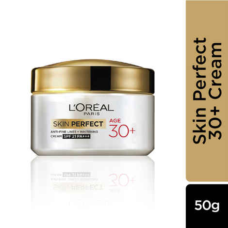 Buy L'Oreal Paris Skin Perfect Anti Fine Lines+BrighteningAA Cream SPF 21 PA+++ Age 30+ (50 g) - Purplle