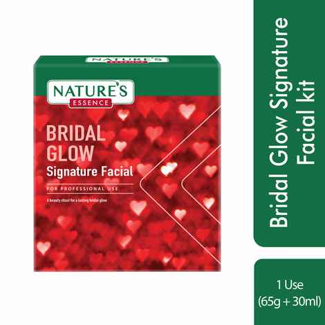 Buy Nature's Essence Bridal Glow Signature Facial Kit | A beauty ritual for a lasting bridal glow | Single Use, 65g +30ml - Purplle