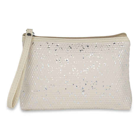 Buy NFI essentials Mini Glittery Makeup Pouch for Women Stylish Pouches for Makeup accessories storage Cosmetic Pouches Toiletry Bag for Women Make up bag for girls Travel Organiser Kit - Purplle