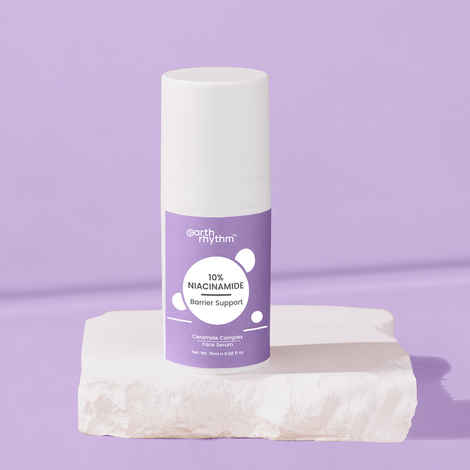 Buy Earth Rhythm 10% Niacinamide - Barrier Support Serum Ceramide Complex & Hyaluronic Acid | Skin Barrier Support, Improve Skin Texture, Even Out Skin Tone | for All Skin Types | Men & Women - 15 ML - Purplle