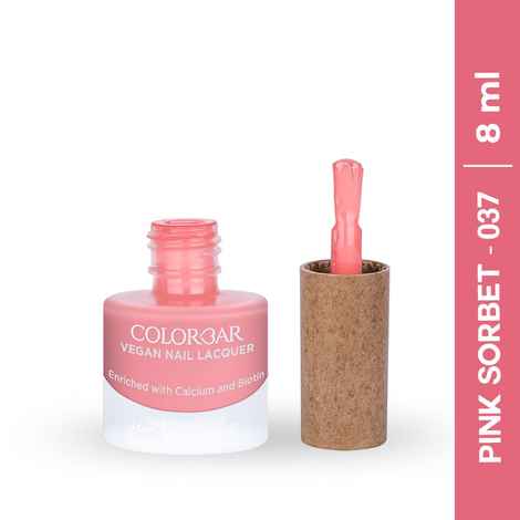 Buy Colorbar Vegan Nail Lacquer-Pink Sorbet - Purplle