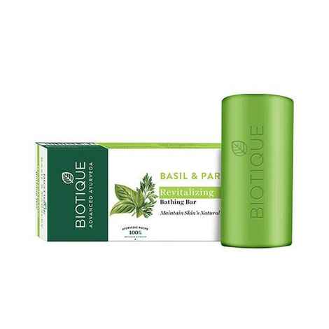 Biotique Basil & Parsley Revitalizing Bathing Bar 150g