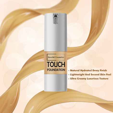 Buy Ronzille Waterproof Matte Finish Make-up Base Foundation - 25 ml  (Airless)(01) - Purplle