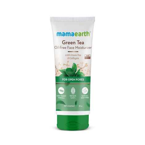 Buy Mamaearth Mamaearth Green Tea Oil-Free Face Moisturizer with Green Tea & Collagen for Open Pores - 80 g - Purplle
