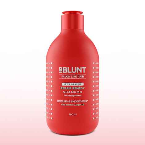 Buy BBLUNT Repair Remedy Shampoo with Keratin & Argan Oil - 300 ml - Purplle