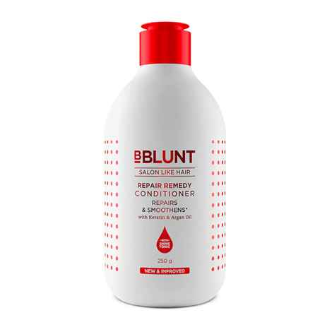 Buy BBLUNT Repair Remedy Conditioner with Keratin & Argan Oil – 250g - Purplle